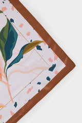 Women's Satin Scarf with Pattern