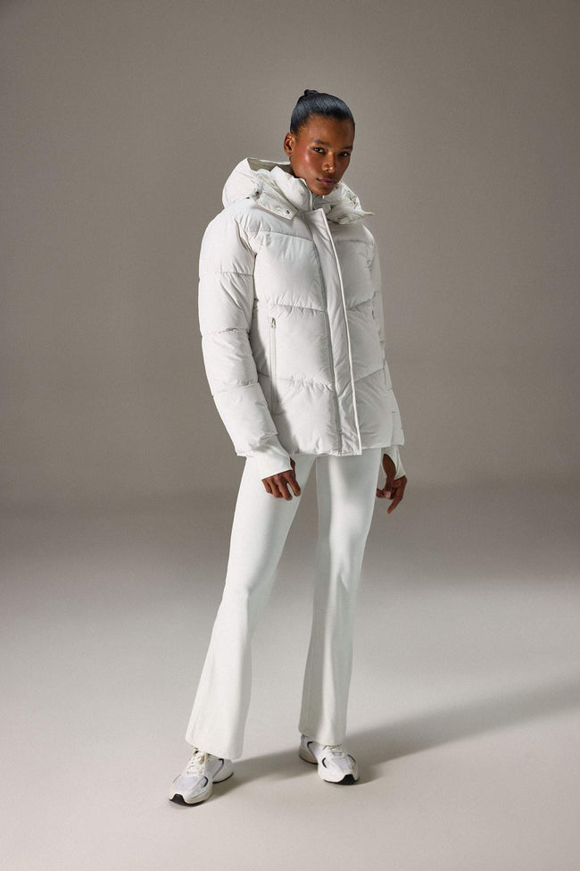 Water-repellent, regular fit, half-fleece lined, hooded, zippered winter coat. Main Image