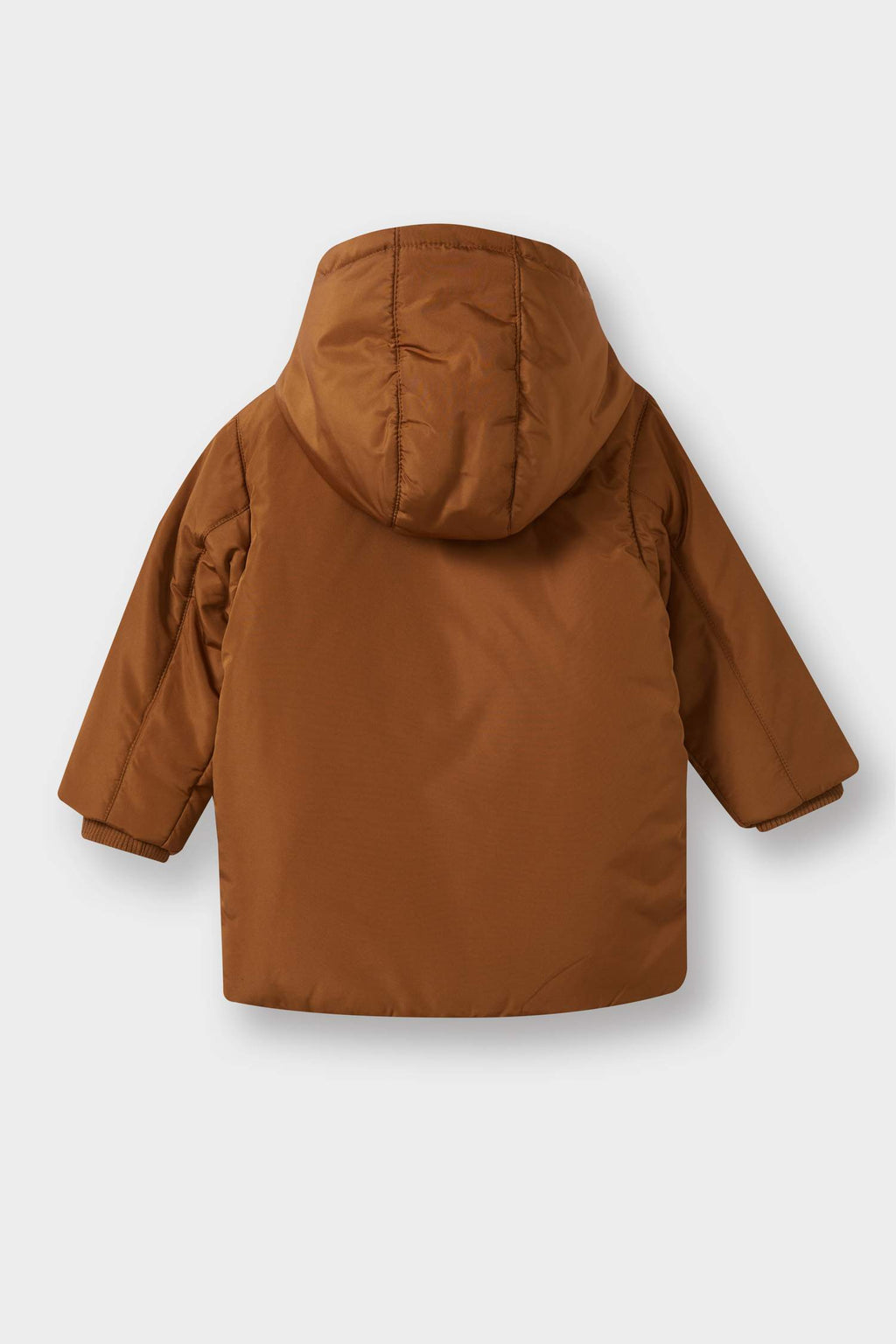 Baby Boy Waterproof Hooded Plush Lining Coat