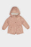 Baby Girl Hooded Snap Coat