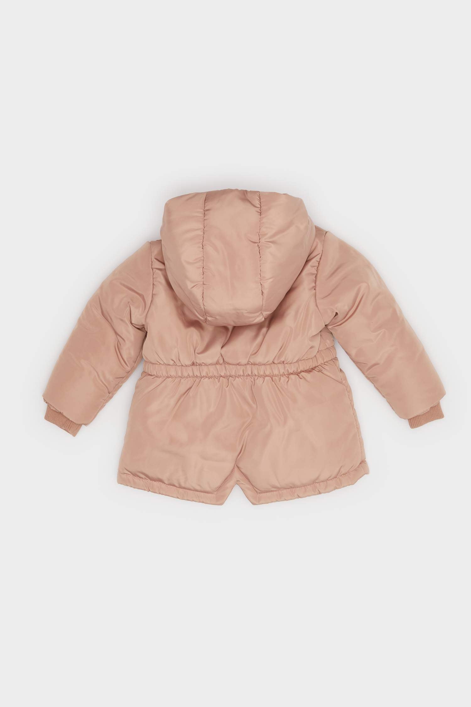 Baby Girl Hooded Snap Coat