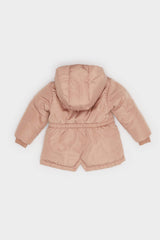 Baby Girl Hooded Snap Coat