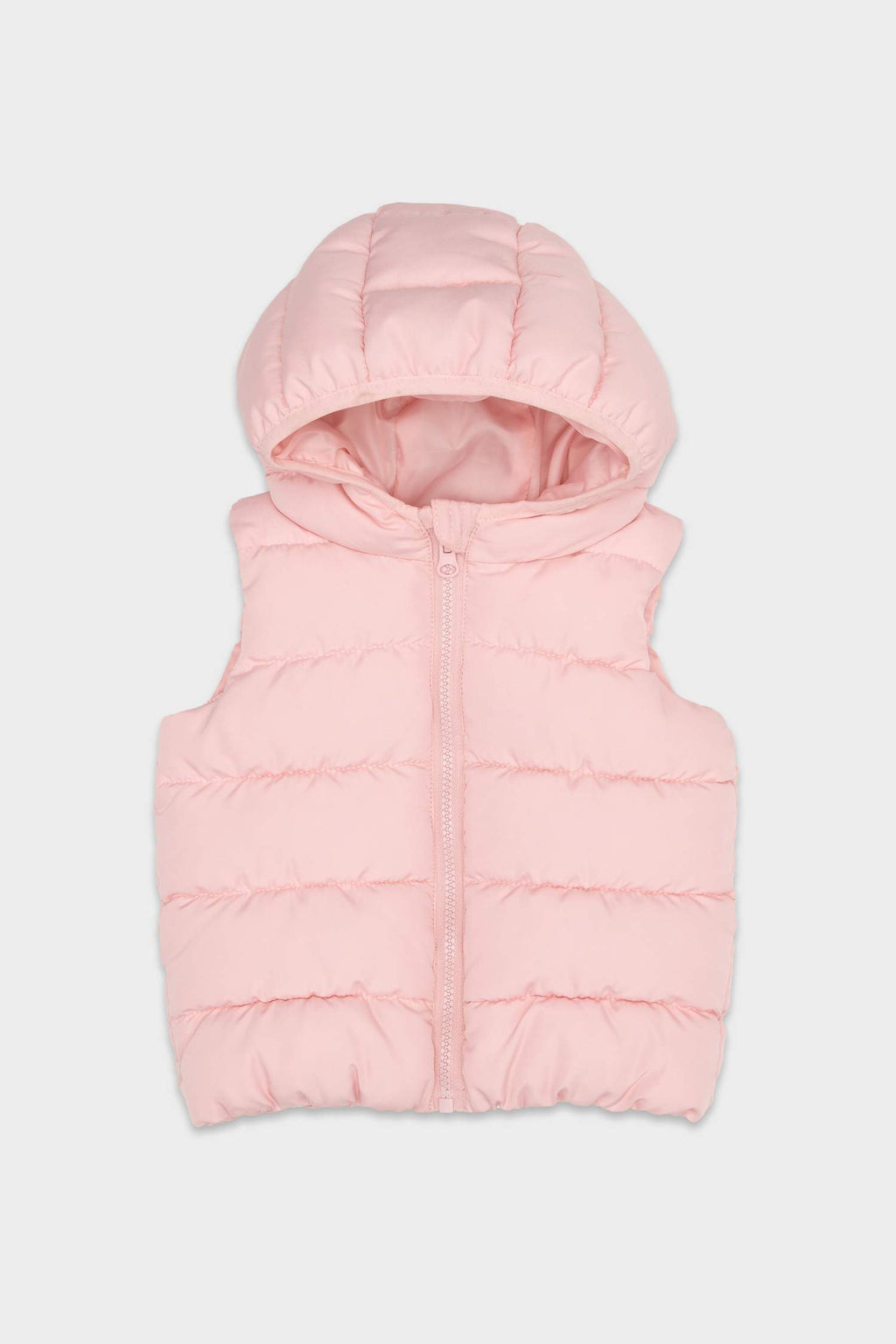 Baby Girl Hooded Puffer Vest