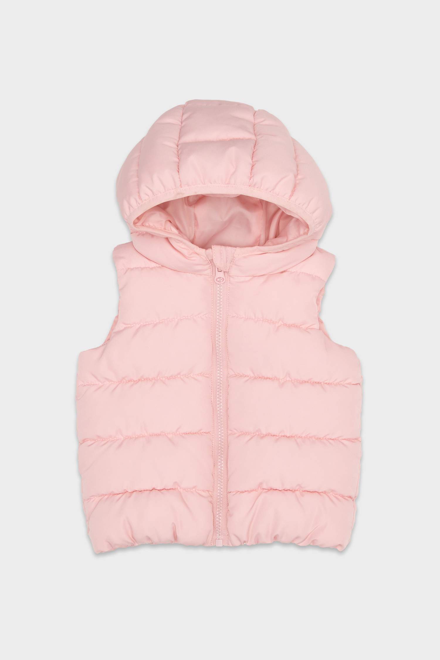 Baby Girl Hooded Puffer Vest