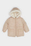 Baby Boy Waterproof Hooded Jacket with Plush Lining and Zipper
