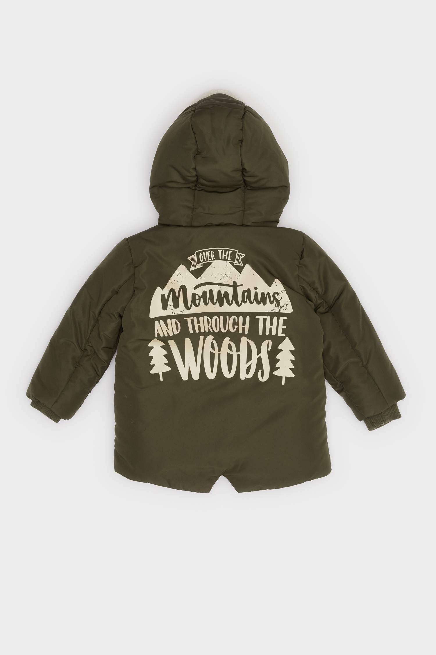 Baby Boy Waterproof Hooded Jacket with Plush Lining and Zipper