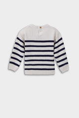 Baby Boy Crew Neck Striped Sweater