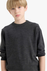 Boys Crew Neck Knitwear Sweater