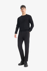 Regular Fit Crew Neck Basic Plain Premium Knitwear Sweater