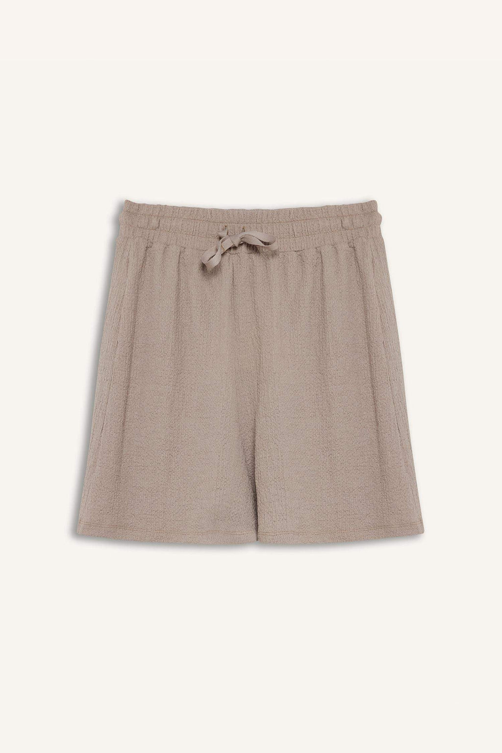 Loose Fit Crepe Shorts