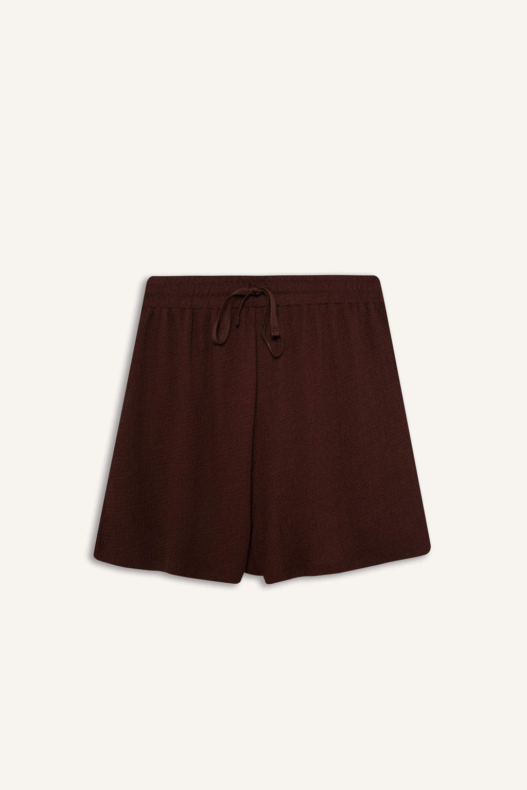 Loose Fit Crepe Shorts