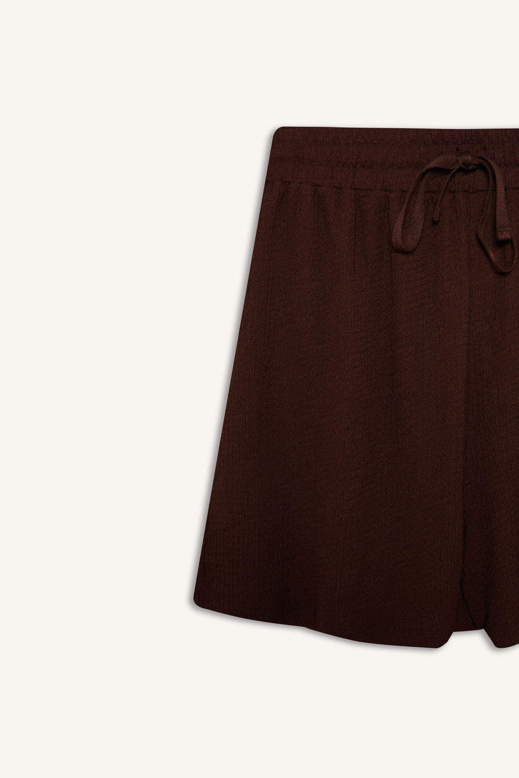 Loose Fit Crepe Shorts