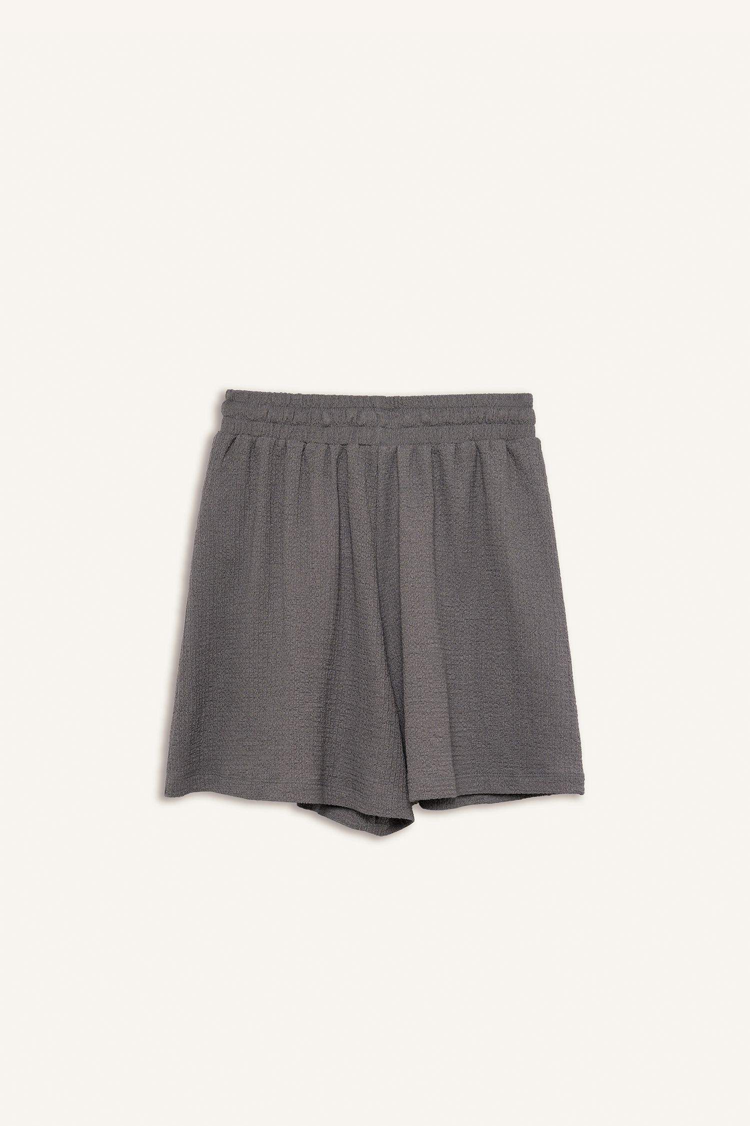 Loose Fit Crepe Shorts