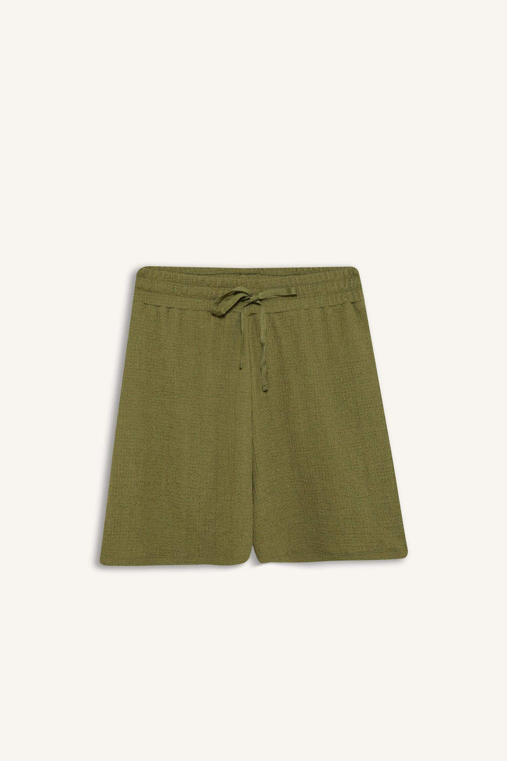 Loose Fit Crepe Shorts