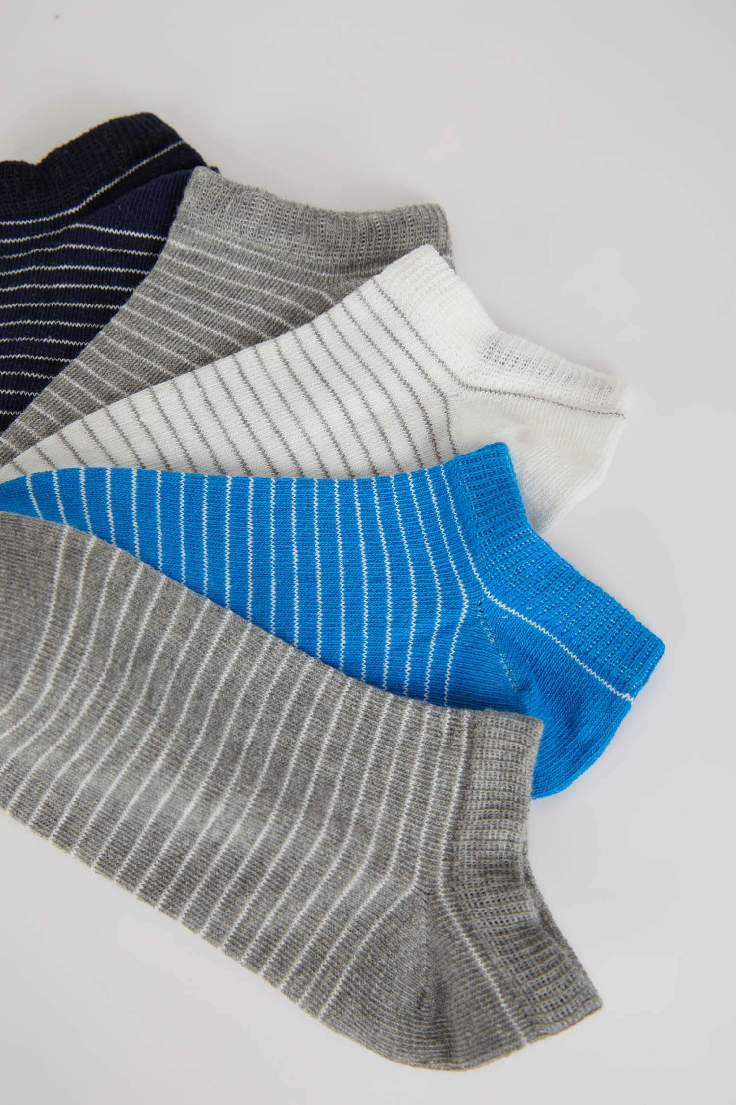 Boys' 5-Pack Cotton Ankle Socks