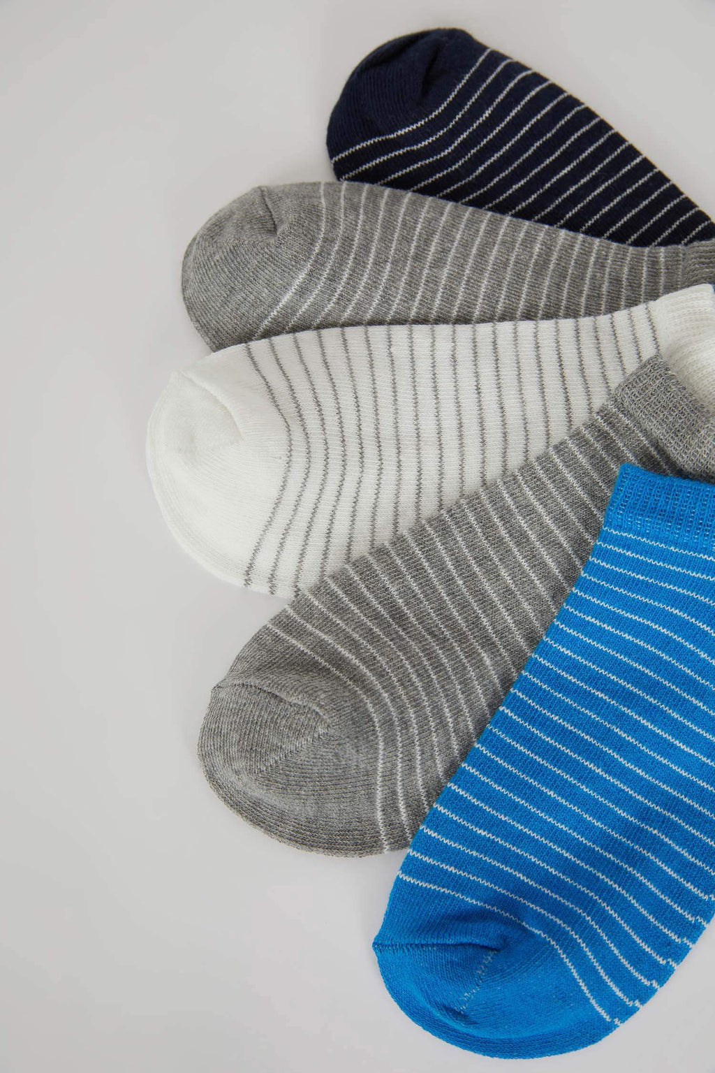 Boys' 5-Pack Cotton Ankle Socks