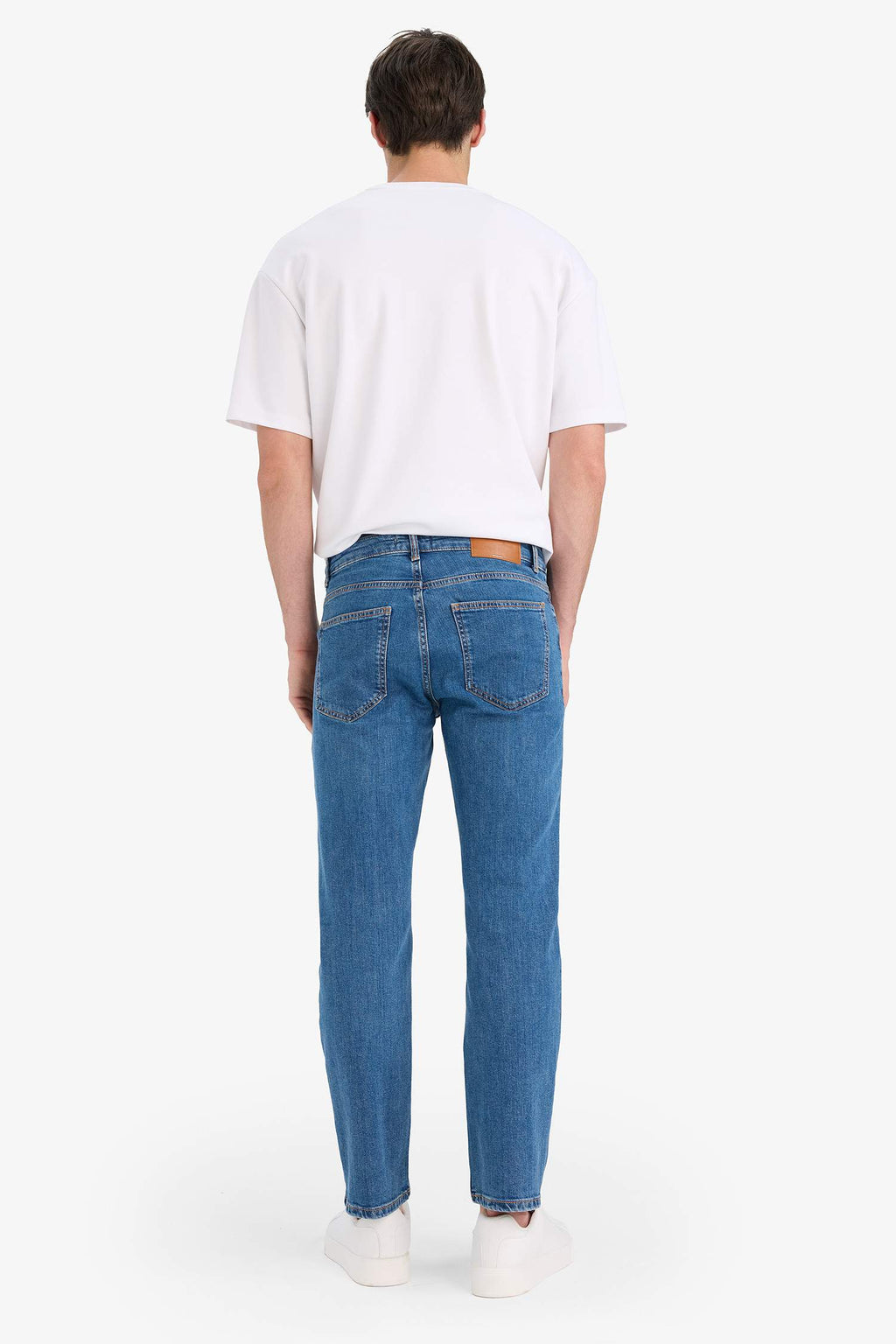 Sergio Regular Fit Regular Cut Normal Waist Straight Leg Jeans