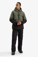 Ski Jacket, Water Repellent, Windproof, Hooded, Zippered, Glove Compartment, Ultra Protective.