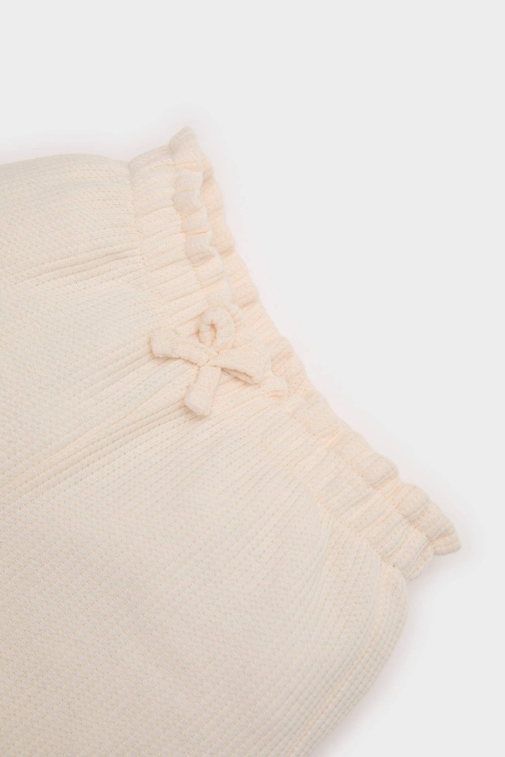 Baby Girl Regular Fit Waffle Shorts