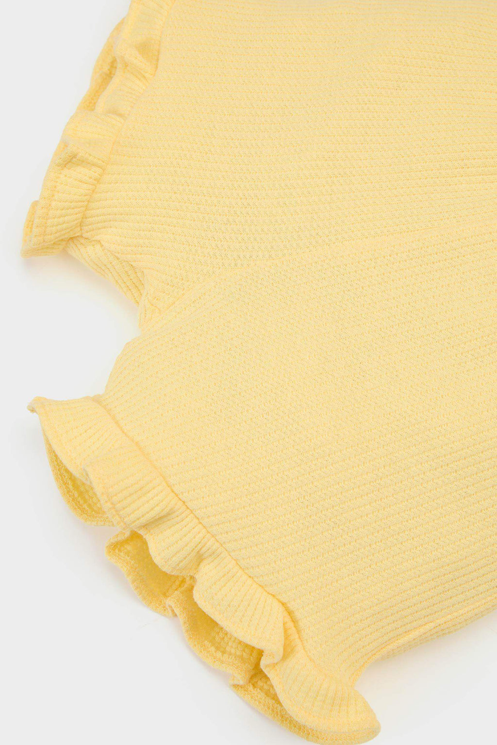 Baby Girl Regular Fit Waffle Shorts