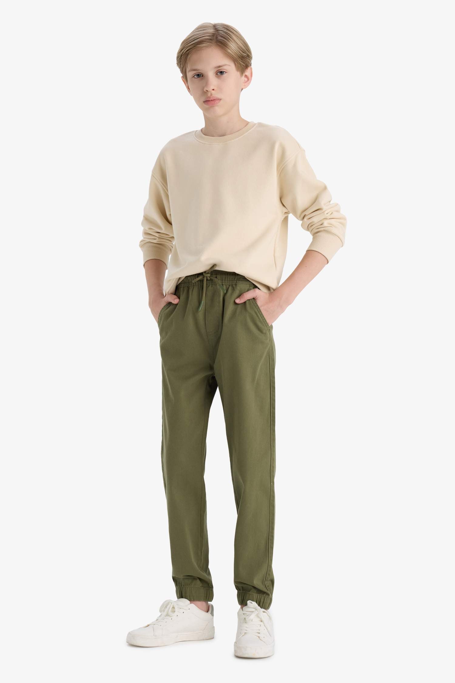 Boys' Jogger Fit Gabardine Pants