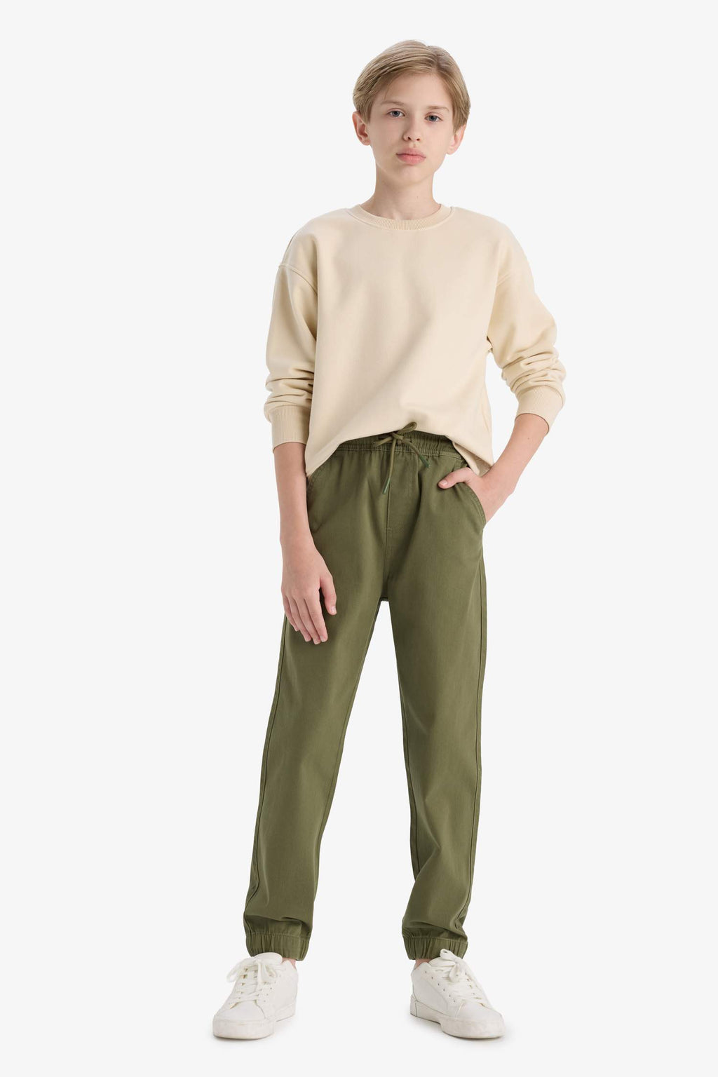 Boys' Jogger Fit Gabardine Pants