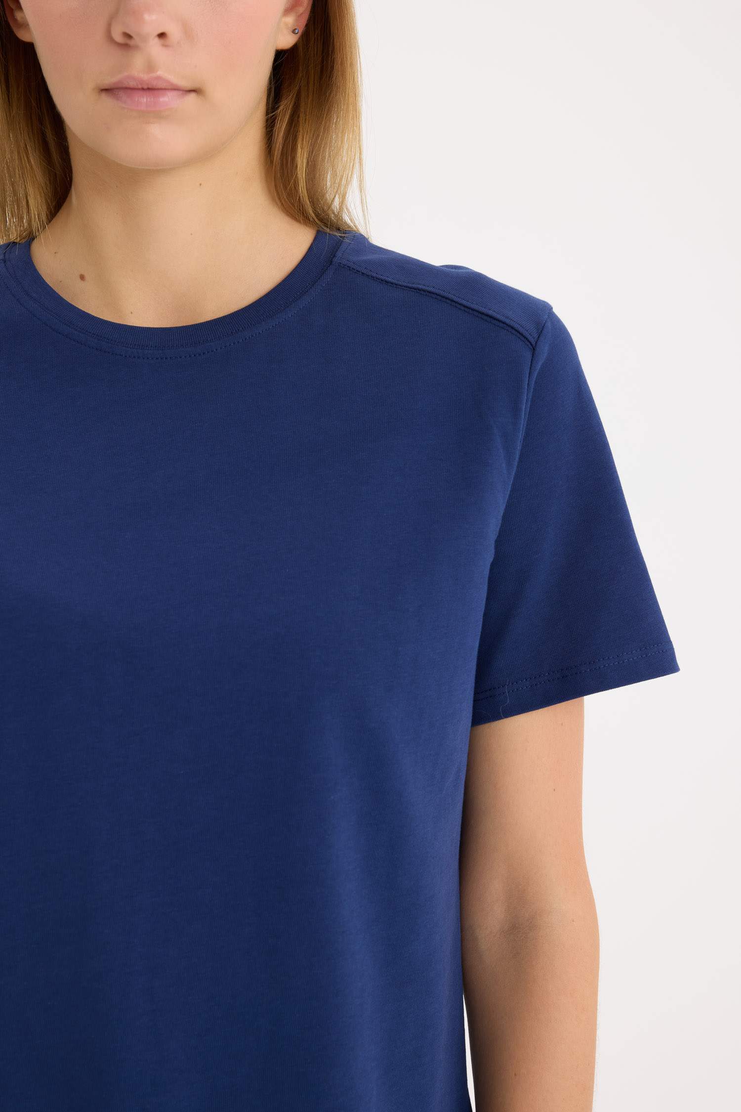 Regular Fit Crew Neck Basic White Premium T-Shirt