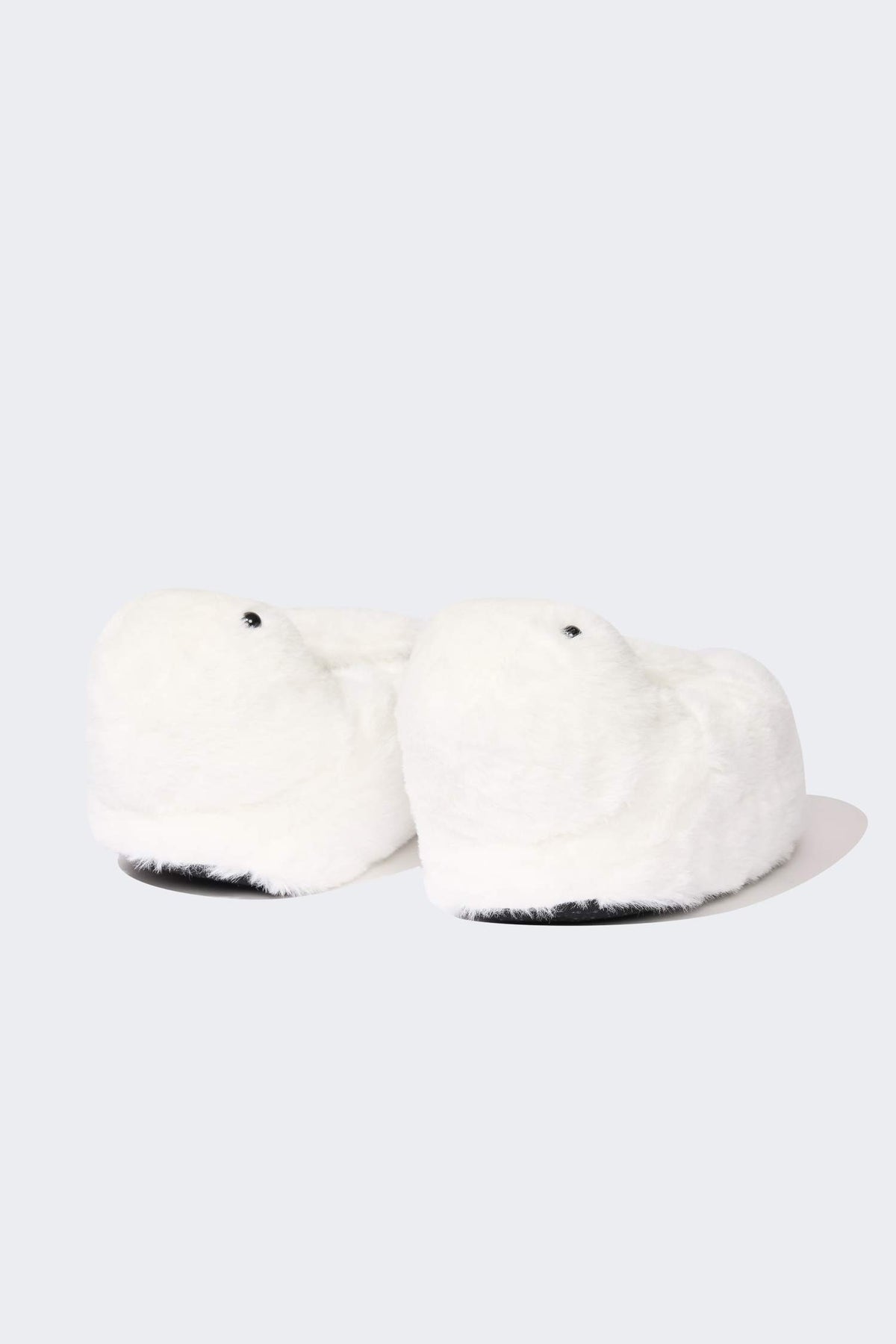 Girls Rabbit Themed Flat Sole Slippers