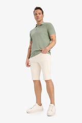 Slim Fit Slim Cut Jean Bermuda