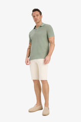 Slim Fit Slim Cut Jean Bermuda