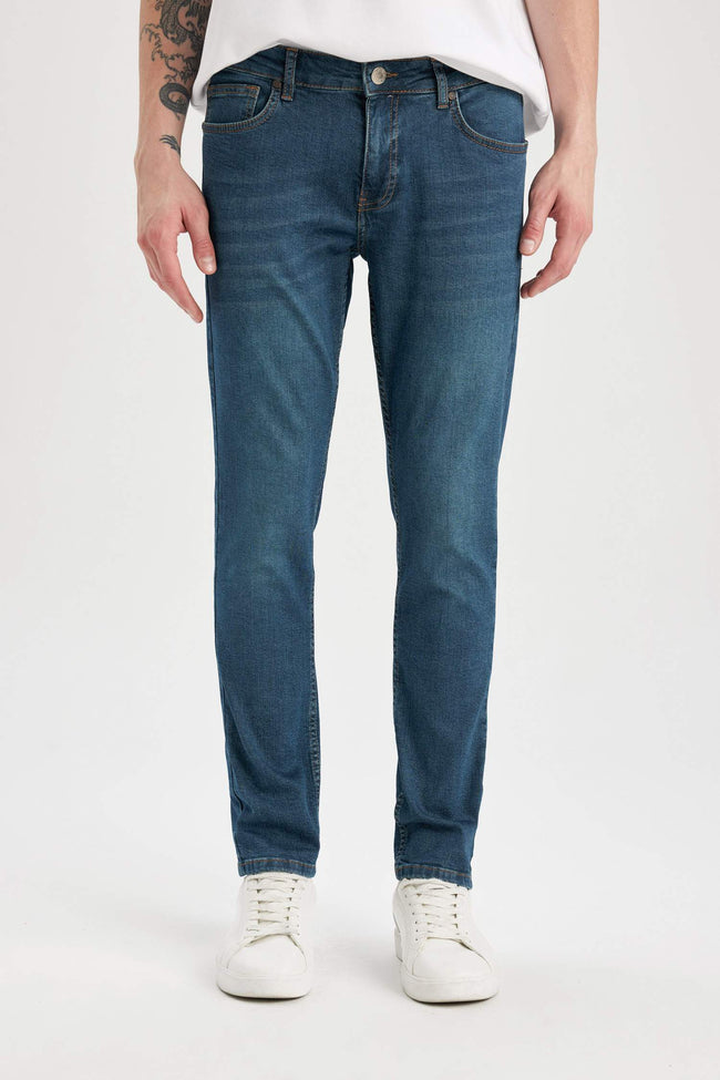 Pedro Slim Fit Normal Waist Narrow Leg Jeans Hover Image