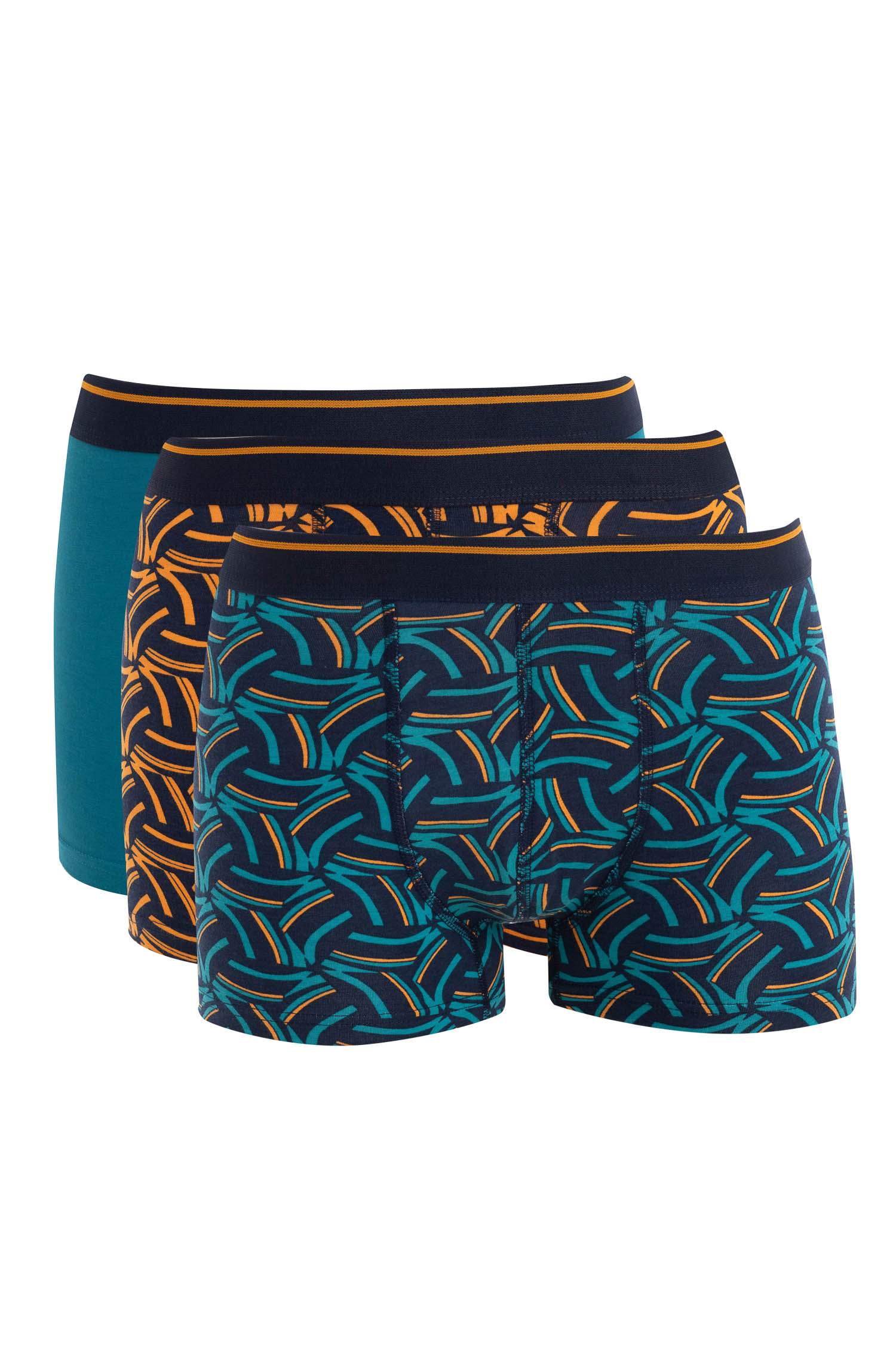 Regular Fit Printed 3 Piece Boxers