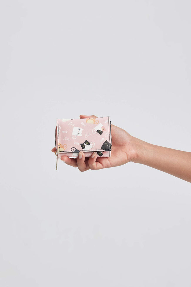 Women's Printed Faux Leather Wallet Main Image