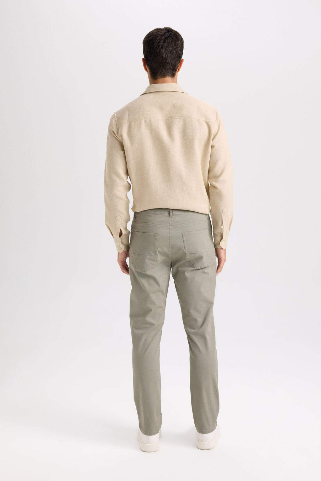 Super Skinny Hem Gabardine Chino Pants