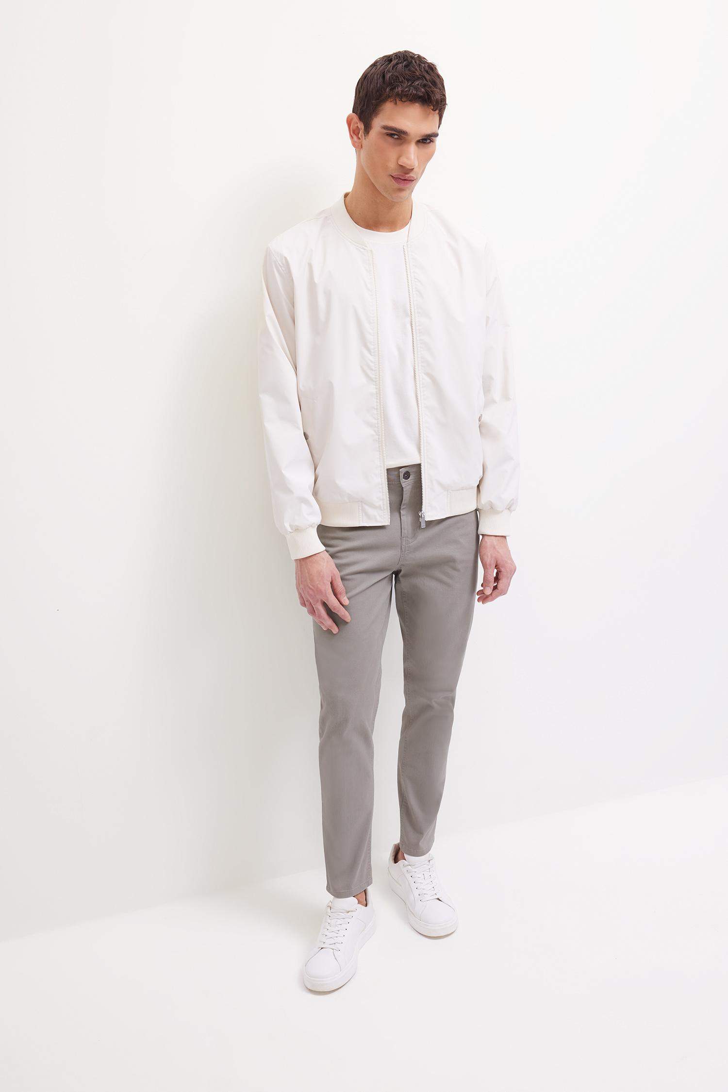 Super Skinny Hem Gabardine Chino Pants