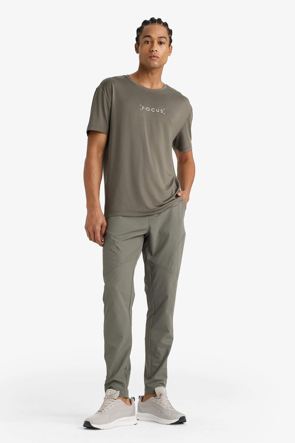 DeFactoFit Slim Fit Slim Cut Double Pocket Woven Jogger Sweatpants