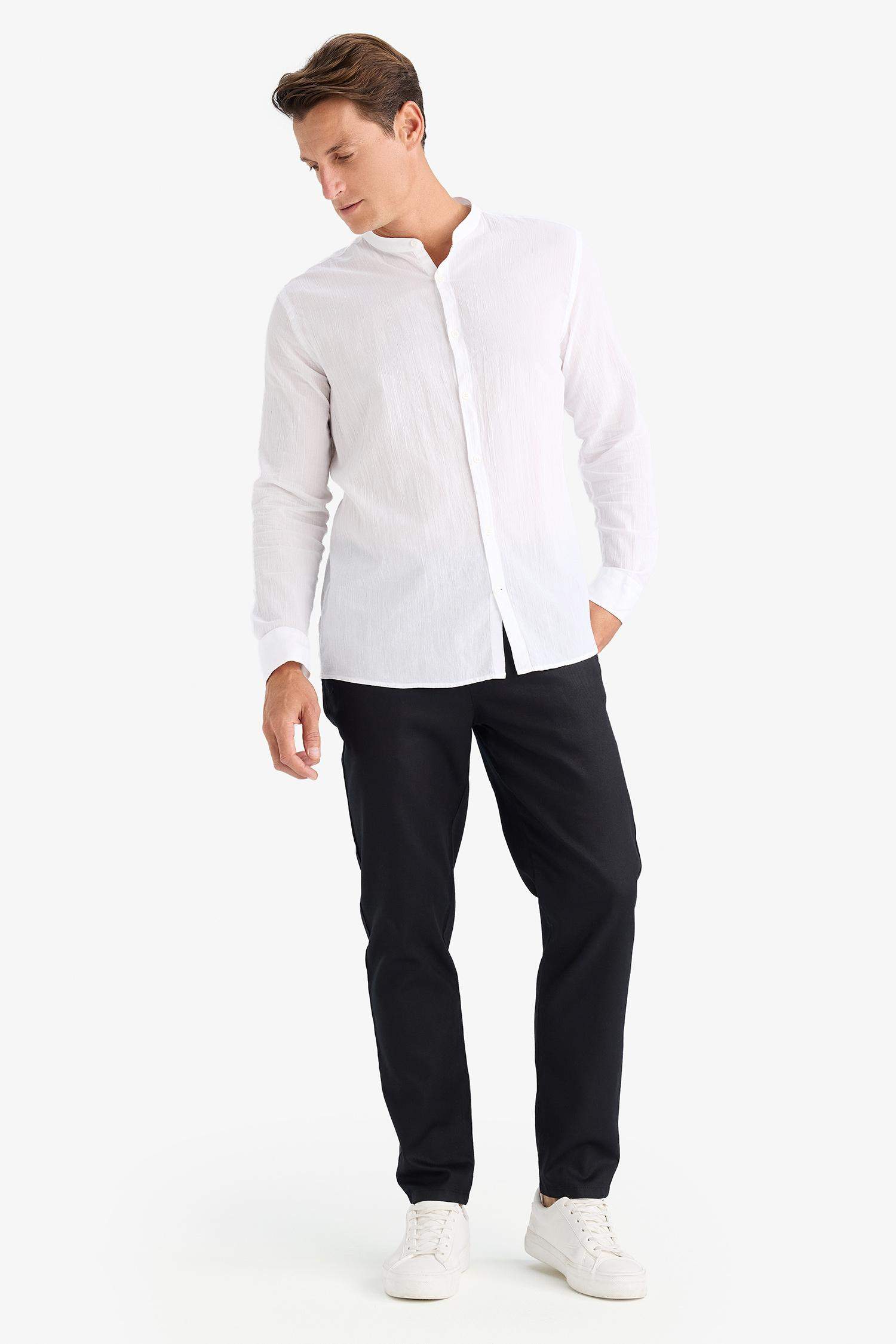 Summer Jogger Pants Basic Straight Pockets Tight Leg