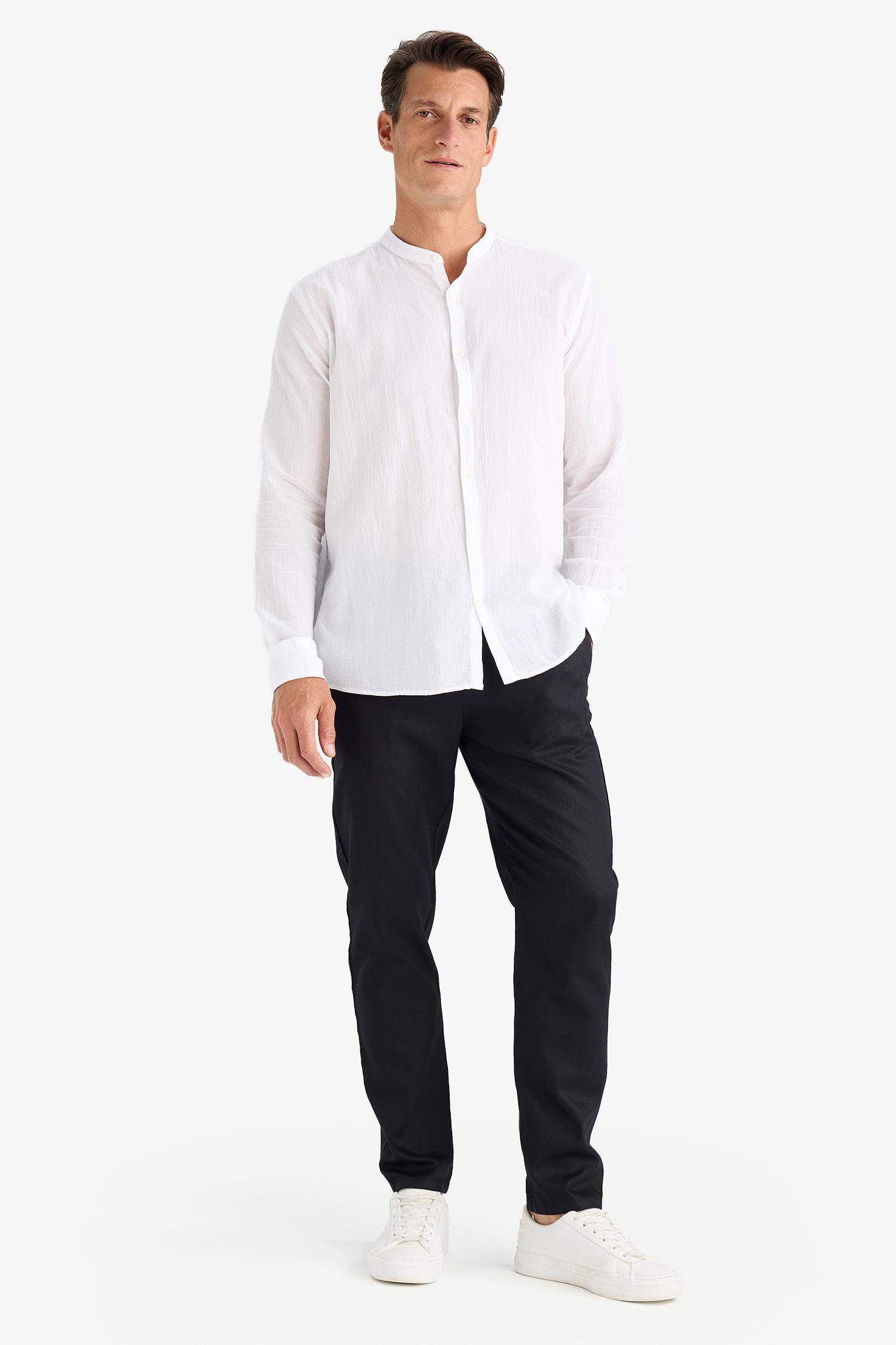 Summer Jogger Pants Basic Straight Pockets Tight Leg