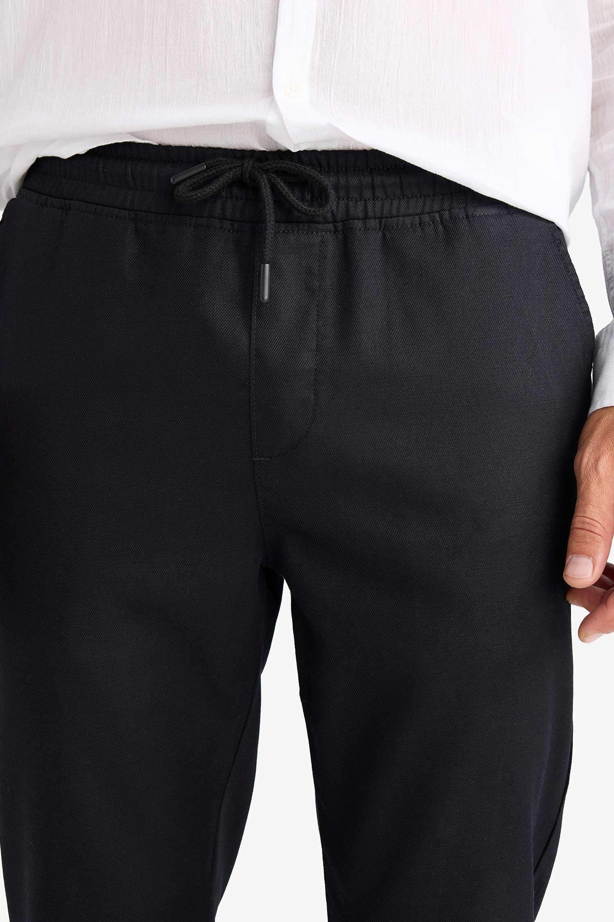 Summer Jogger Pants Basic Straight Pockets Tight Leg