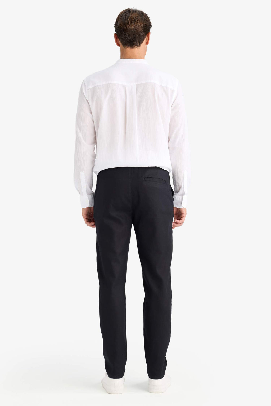 Summer Jogger Pants Basic Straight Pockets Tight Leg