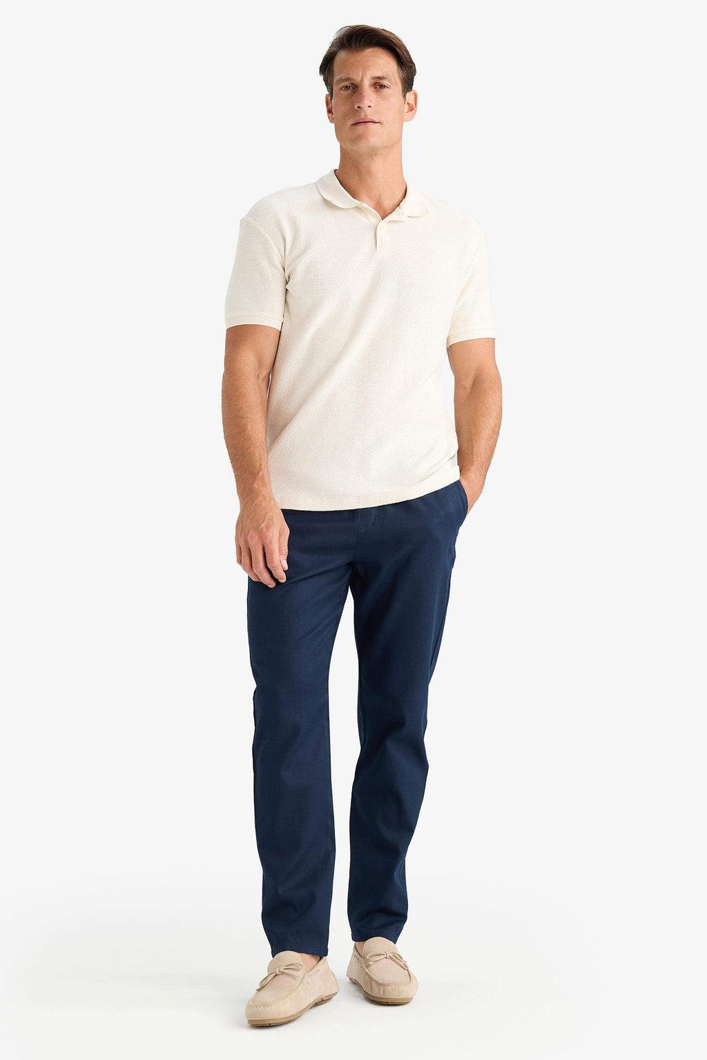 Summer Jogger Pants Basic Straight Pockets Tight Leg