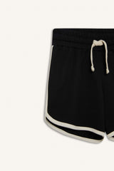 Girls Elastic Waist Basic Plain Shorts