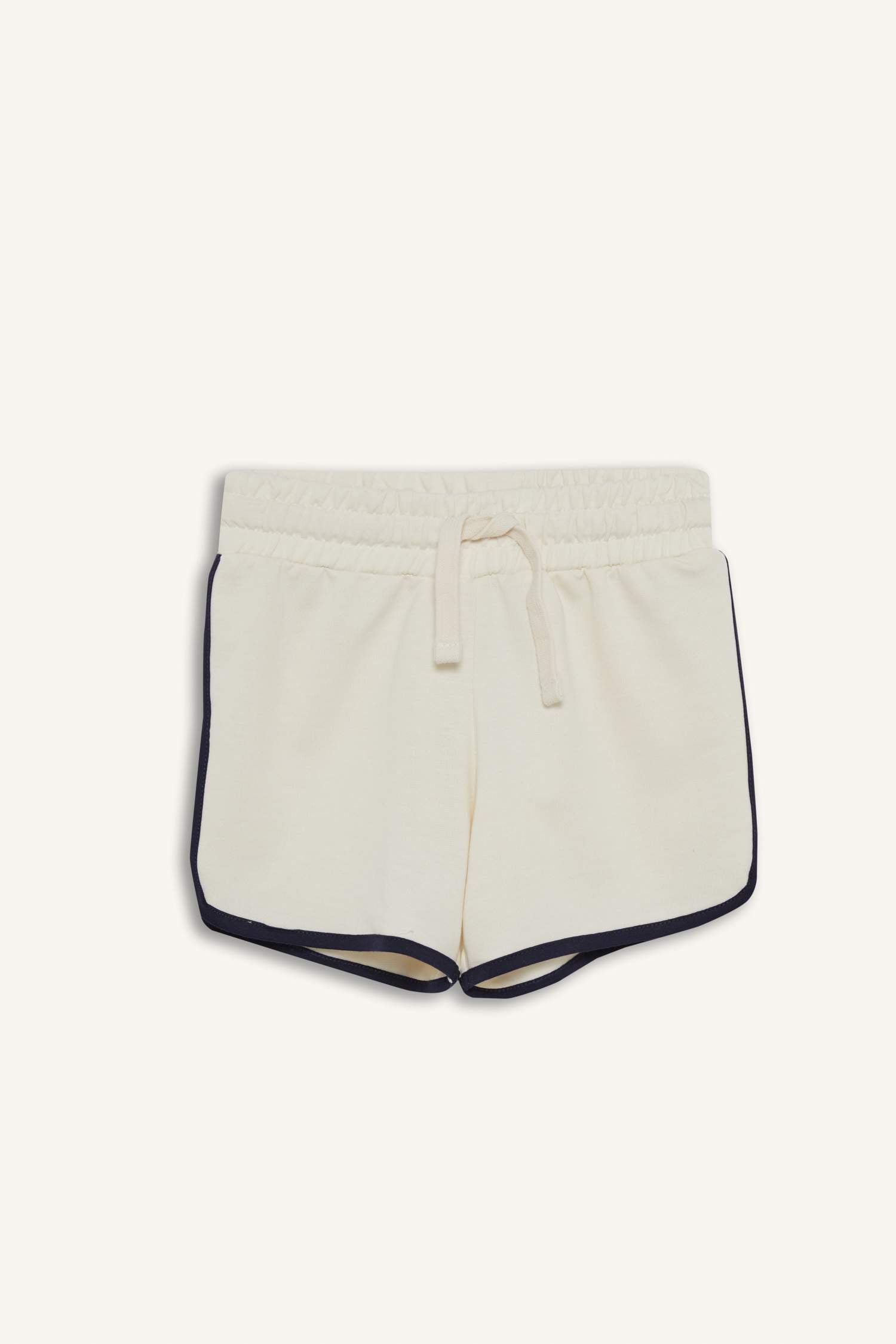 Girls Elastic Waist Basic Plain Shorts