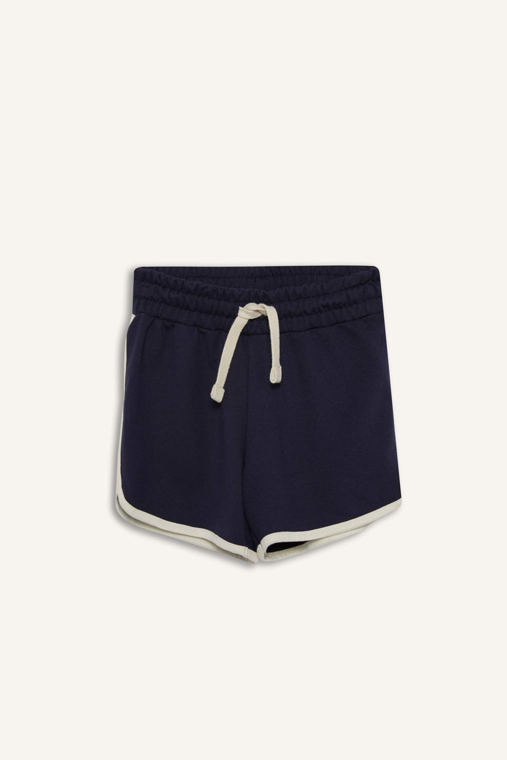 Girls Elastic Waist Basic Plain Shorts