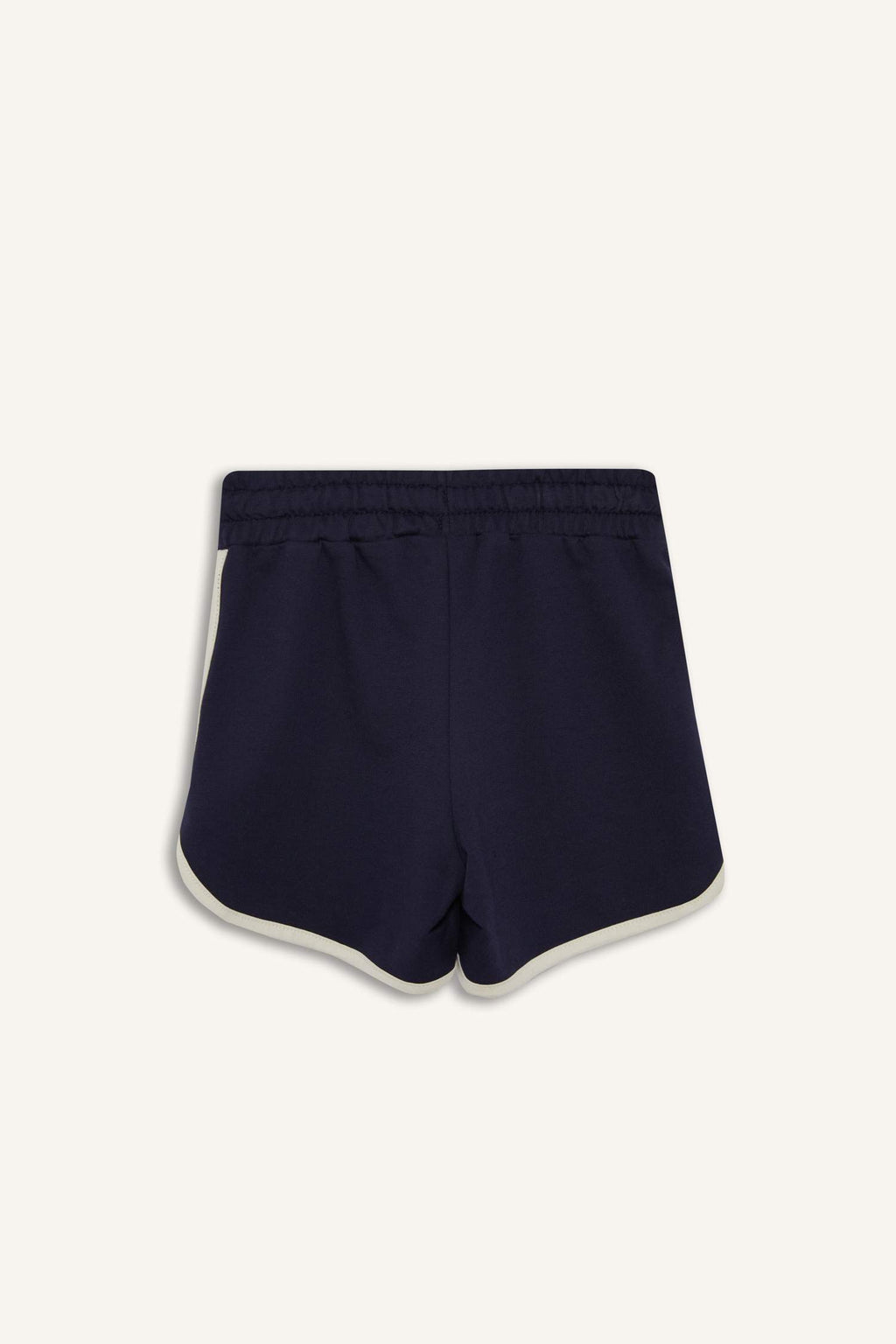 Girls Elastic Waist Basic Plain Shorts