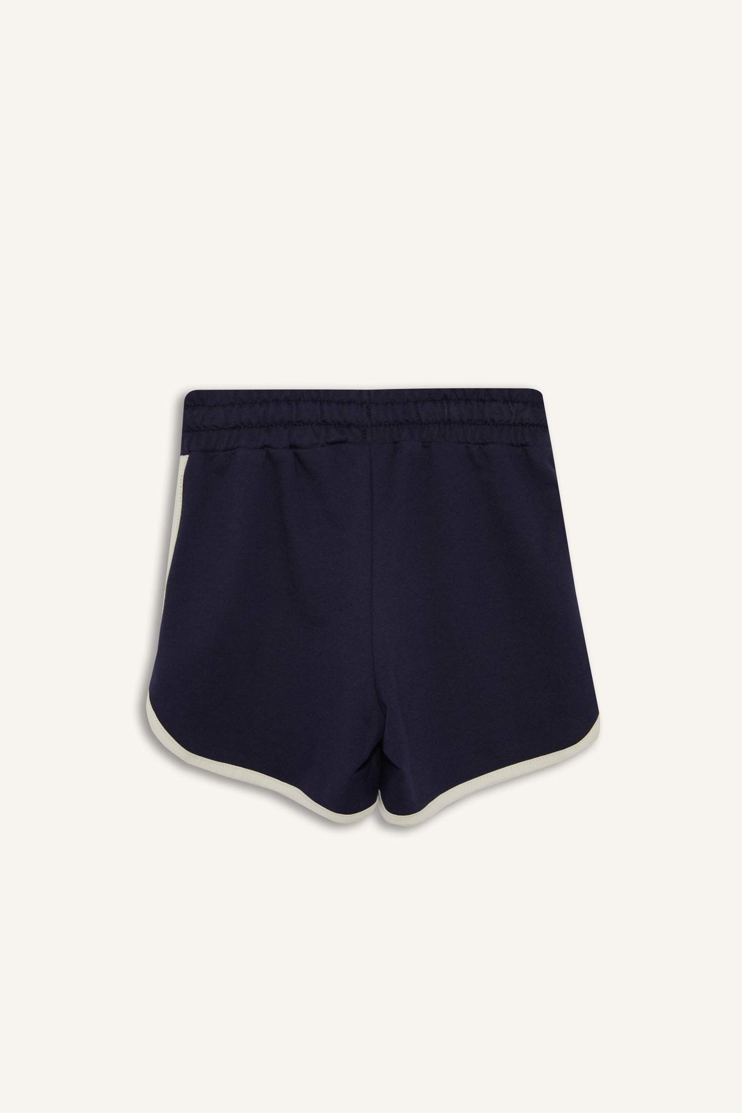 Girls Elastic Waist Basic Plain Shorts