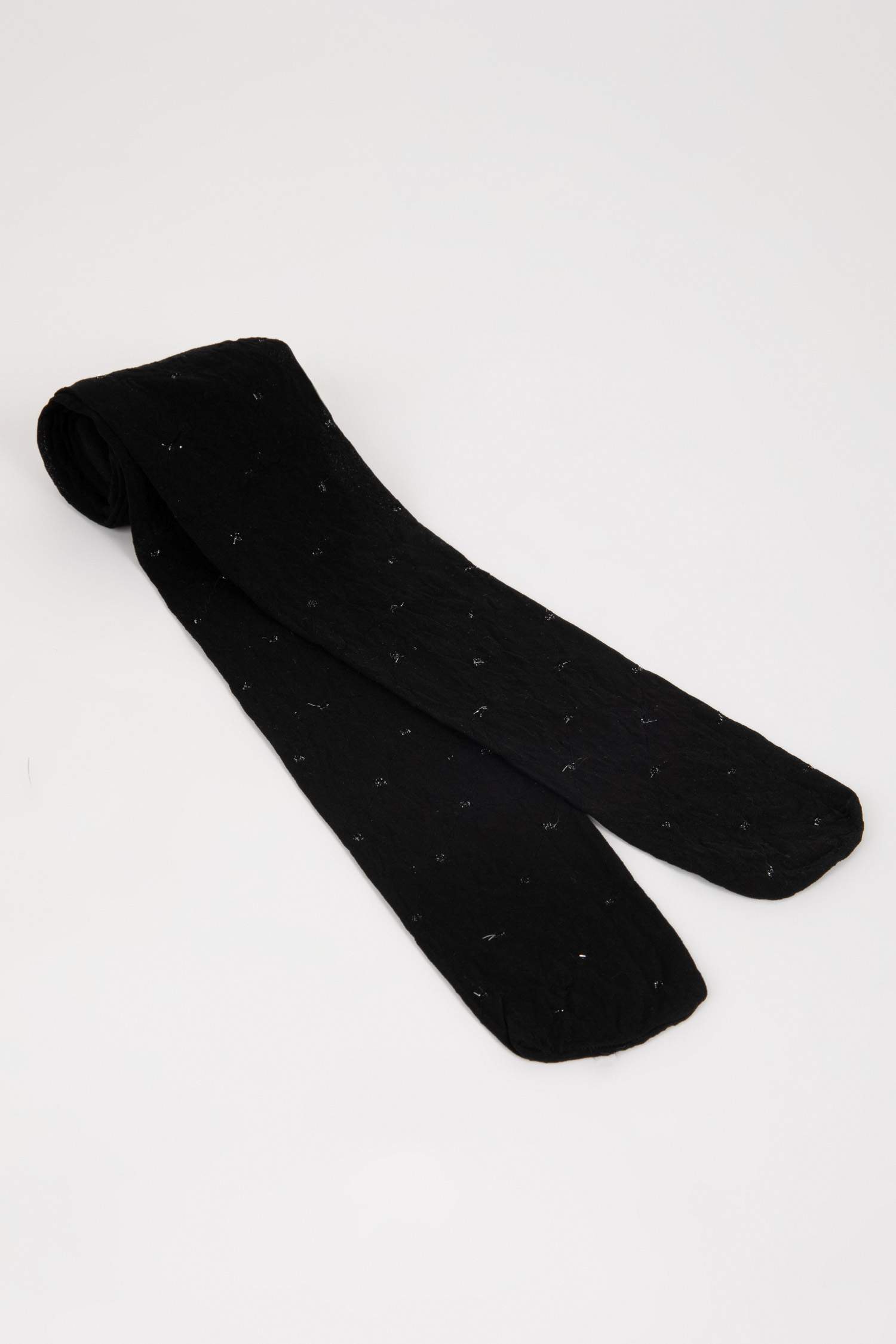 15 Den Womens Glitter Heart Patterned Tights