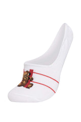 Women Animal Patterned 3-Pack Cotton Ballerina Socks