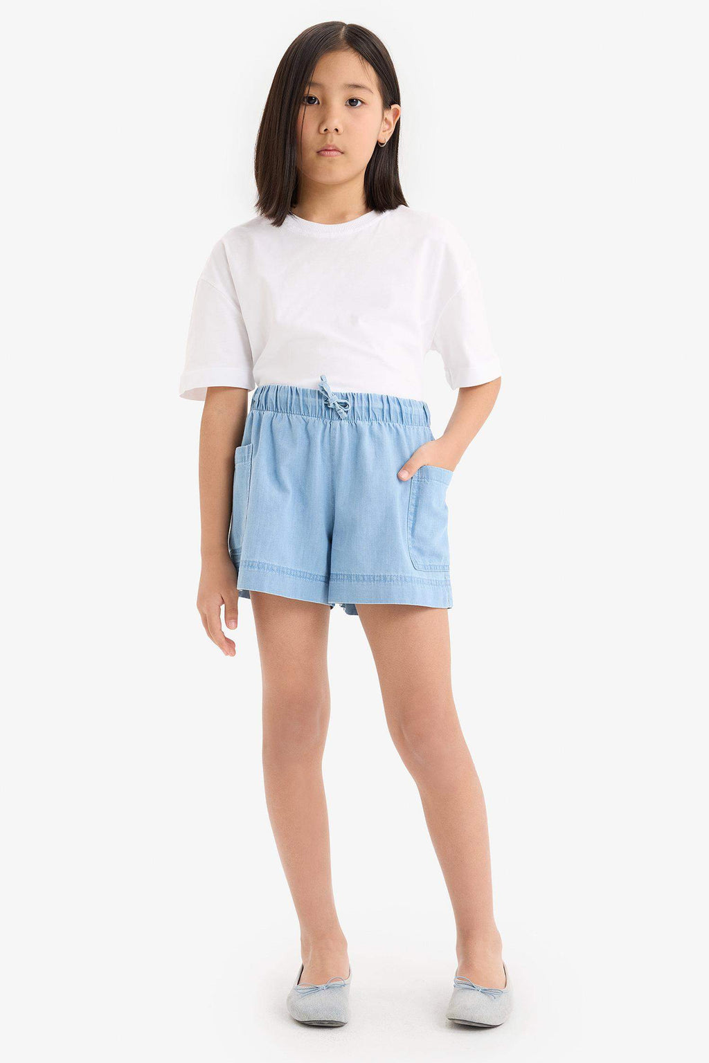 Girl Jean Shorts