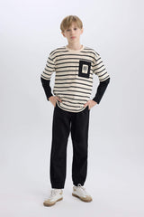 Boy Gabardine Joggers